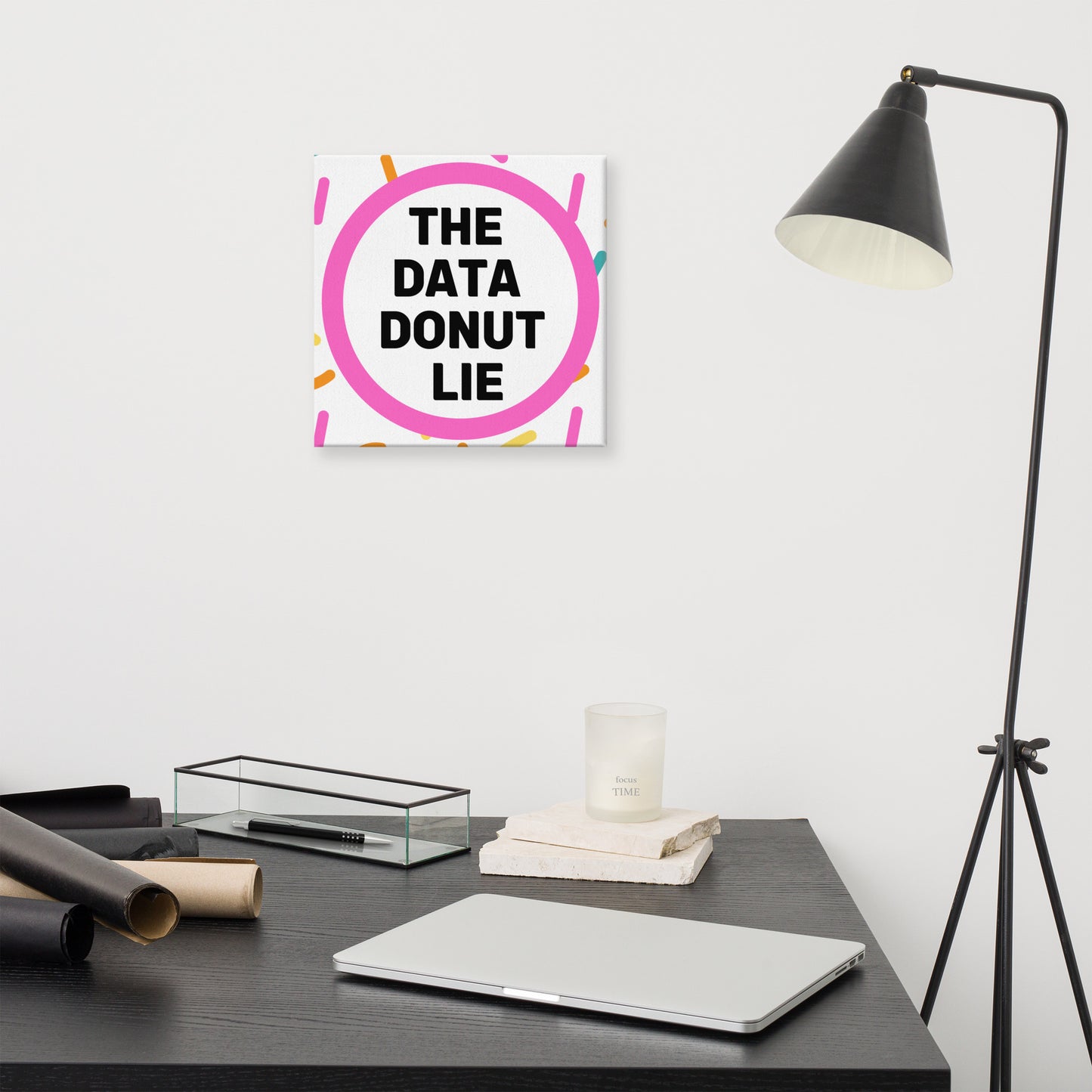 The Data Donut Lie Canvas