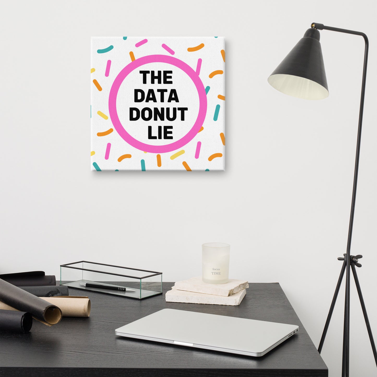 The Data Donut Lie Canvas