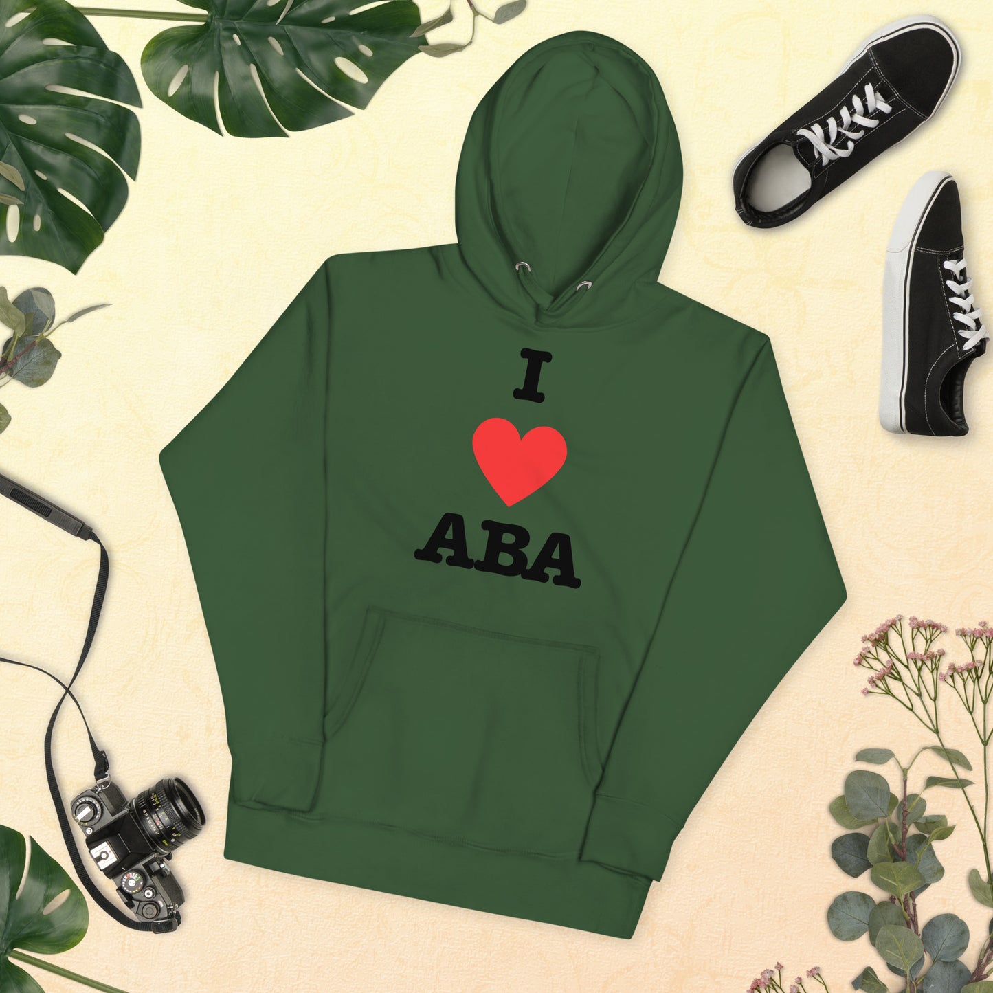 I Love ABA Unisex Hoodie