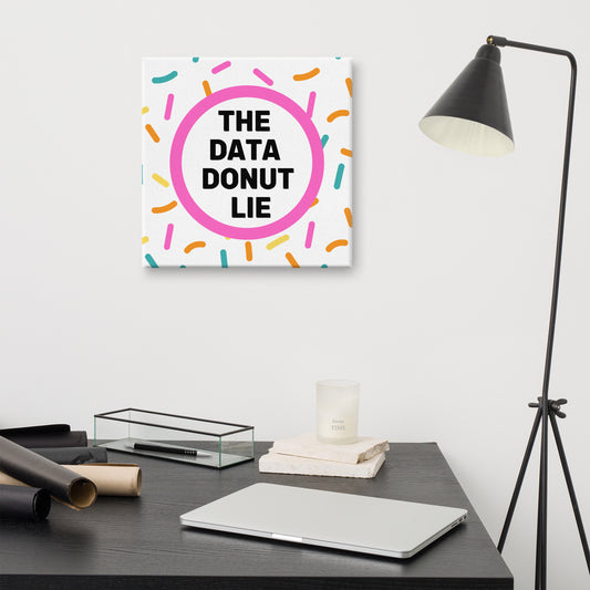 The Data Donut Lie Canvas