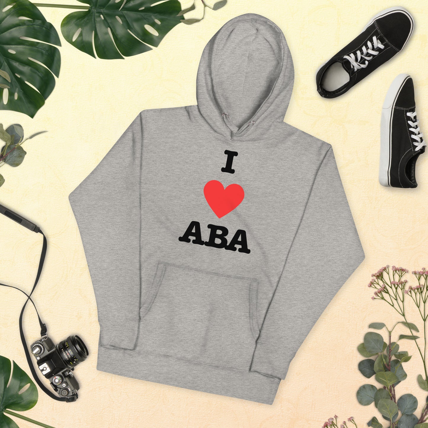 I Love ABA Unisex Hoodie
