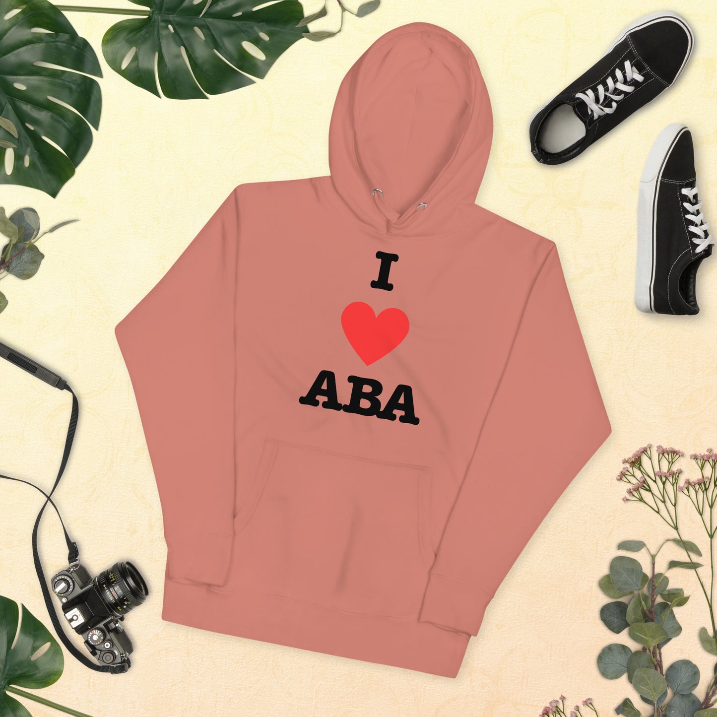 I Love ABA Unisex Hoodie